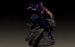 deadstroke Low-poly 3D model