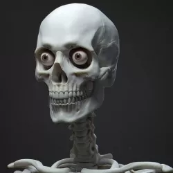Default Human Skull 3D model