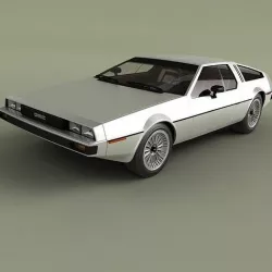 DeLorean DMC 12 Prototype 3D model
