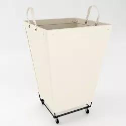 Dennie Large Canvas Square Laundry Cart 3D model