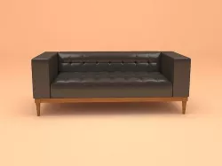 double sofa 3D model