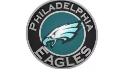 Eagles logo in a circle 3D model