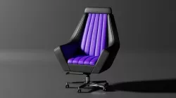 Emperor Throne Desk Chair 3D model