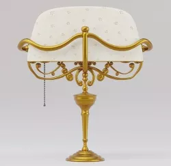 Fancy Desk Lamp - Game Asset 3D model