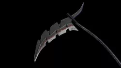 Fantasy Scythe Weapon Low-poly 3D model
