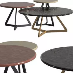 Fiam Italia Lakes Coffee Tables 3D model