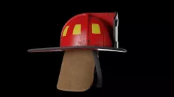 Firefighter helmet 3D model