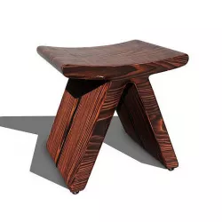 Flip V Stool 3D model