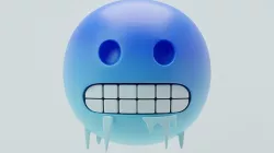 Freezing Emoji 3D model