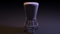  friends bench 3D model