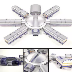 Futuristic building 3D model