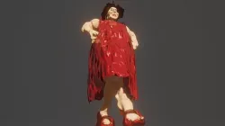 Galmaon Fat Women Low-poly 3D model