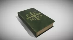 Generic Old Book Low-poly 3D model