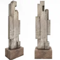 Geometric sculpture 3D model