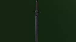 German Sword 3D model