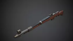Gewehr 41 Low-poly 3D model