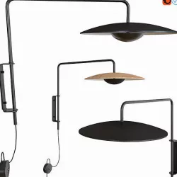 GINGER SWING ARM WALL LIGHT 3D model
