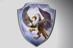 Griffin shield 3D model