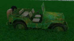 Grunge Jeep 3D model