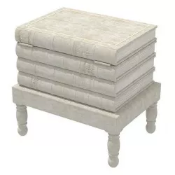   Haslam Paolo Moschino Collection Hand-painted Book Table 3D model