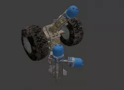 Hell Cannon - Version 1 Low-poly 3D model