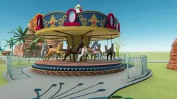 Horse carousel 3D model