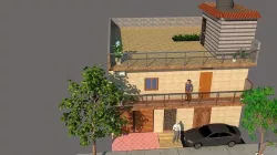 House 3D sketch up model 3D model