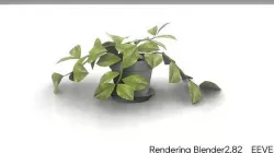 HousePlants Low-poly 3D model