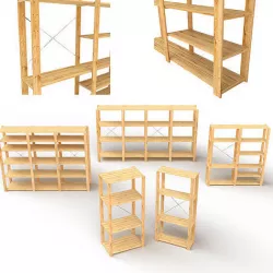 IKEA Heine racks  3D model