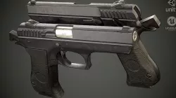Jericho 941F Low-poly 3D model