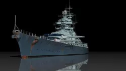 KMS Bismarck 3D model