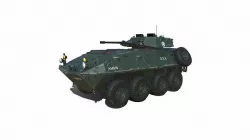 LAV 25 Light Armored Vehicle  Low-poly 3D model