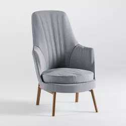 Leda Flexform Armchair 3D model