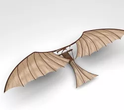 Leonardo Da Vinci Ornithopter 3D model
