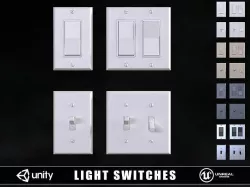 Light Switches Low-poly 3D model