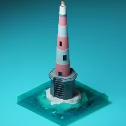 lighthouse 3D model