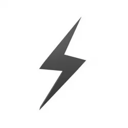 Lightning Emblem v1 005 Low-poly 3D model