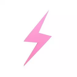 Lightning Emblem v1 006 Low-poly 3D model