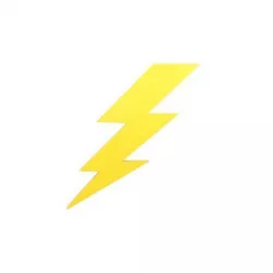 Lightning Emblem v3 001 Low-poly 3D model