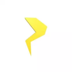 Lightning Emblem v4 001 Low-poly 3D model
