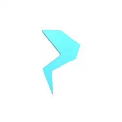 Lightning Emblem v4 003 Low-poly 3D model