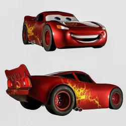 Lightning McQueen 3D model