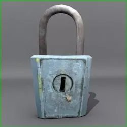 lock 3d model 3D model