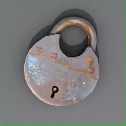 Lock 3d model 3D model