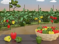 Low poly bell pepper Low-poly 3D model