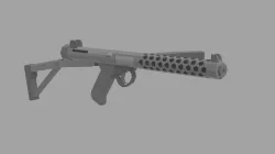 Low Poly Sterling Mk4 Low-poly 3D model