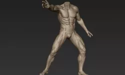 Male Full Body Sculpt Pose 2 3D model