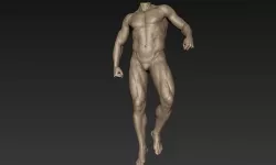 Male Full Body Sculpt Pose 4 3D model