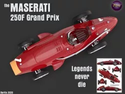 Maserati 250 F Grand Prix 3D model