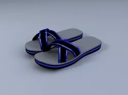 men sandals 3d model  3D model
